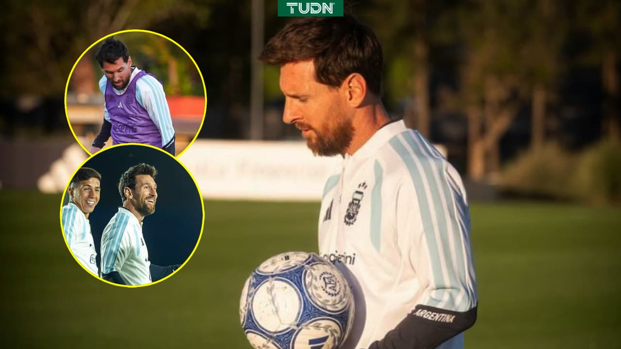 Messi vive su último entrenamiento con la Selección Argentina