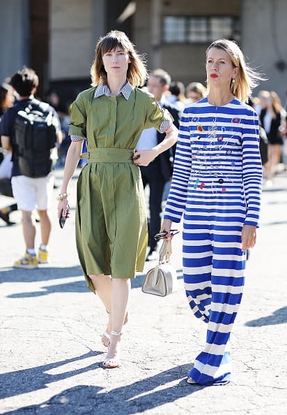Anya Ziorova y Natalie Joss, New York Fashion Week, Spring 2016