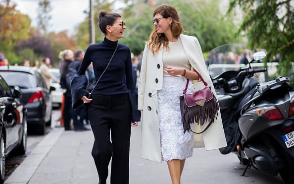 Giovanna Battaglia y Sara Battaglia, Paris Fashion Week, Spring 2016