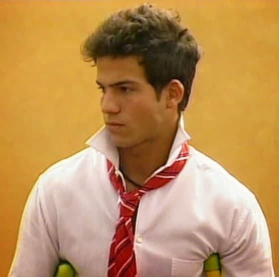 Michel Gurfi fue otro de sus galanes, a él lo conoció cuando grababan la telenovela
<i>Rebelde</i>.