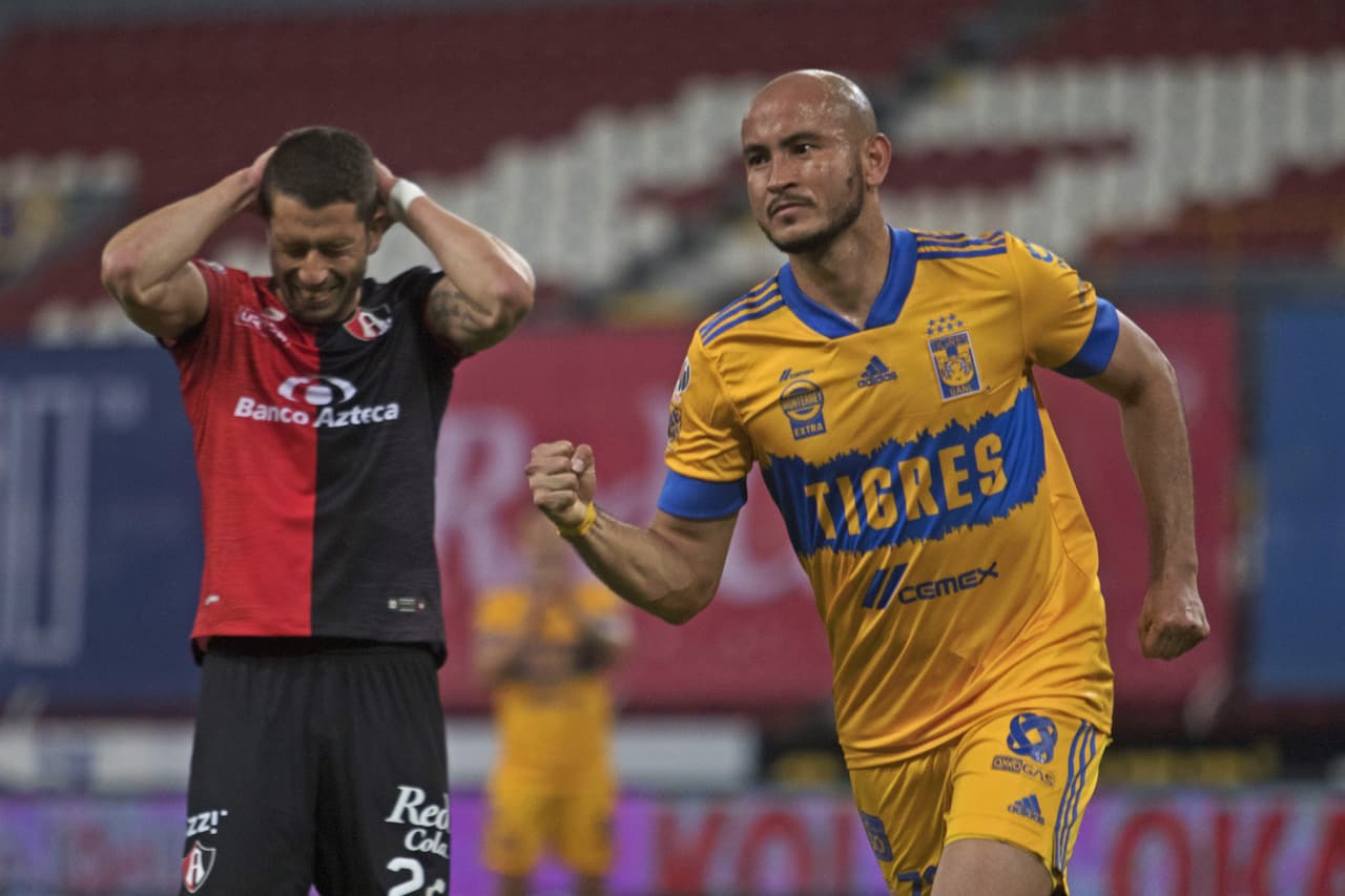 Con goles de González y Quiñones, Tigres despachó al Atlas | Los del Tuca se impusieron en el Jalisco a unos rojinegros que aún no consiguen sumar en el Guard1anes 2021.