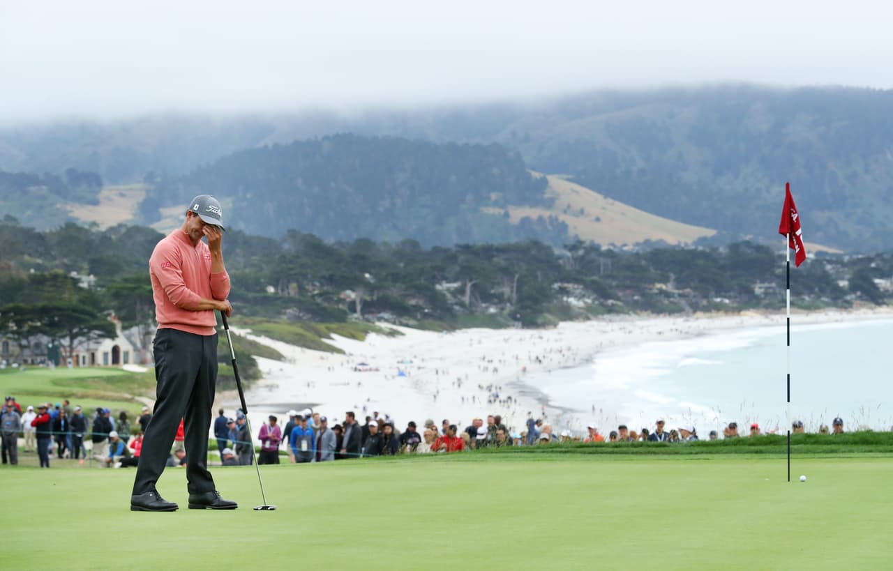 El campo de Pebble Beach en California ofrece postales espectaculares en el US Open de golf, el tercer torneo de 'Grand Slam' de la temporada de ese deporte.