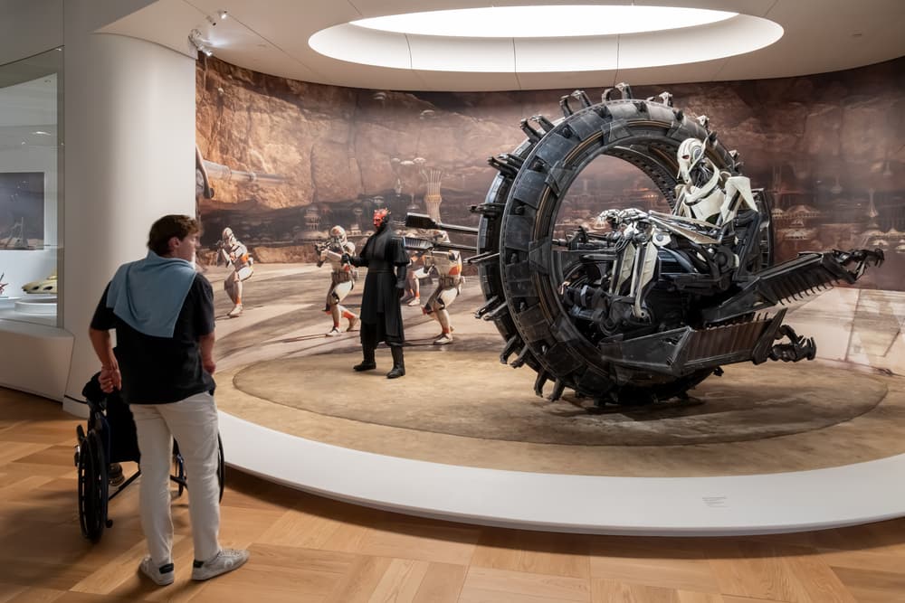 El museo cuenta con más de 100,000 pies cuadrados de espacio de exhibición distribuidos en más de 30 galerías, con una colección que reúne distintas épocas, culturas y formas de expresión.