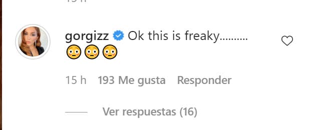 <b>"Ok, esto es raro"</b>, le respondió al cantante junto con unos emoticonos de carita de asombro en la publicación en donde la comparó con Shakira.
<br>