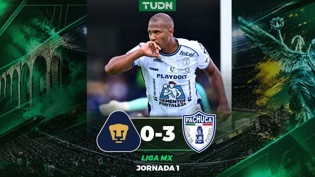 Pachuca se venga de Esteba Solari y lo vence en su debut como DT de Pumas