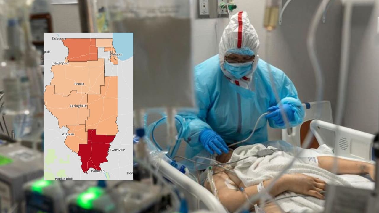 Se acaban las camas de cuidados intensivos (ICU) en distintas regiones de Illinois