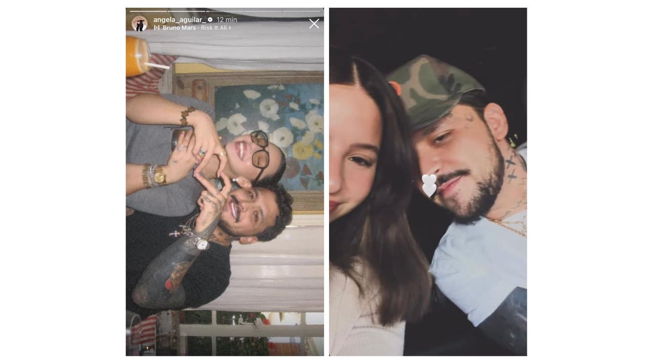 Ángela Aguilar y Christian Nodal.