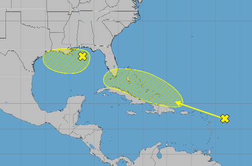 El Centro Nacional de Huracanes vigila 2 sistemas: ¿se formará otra tormenta tropical?