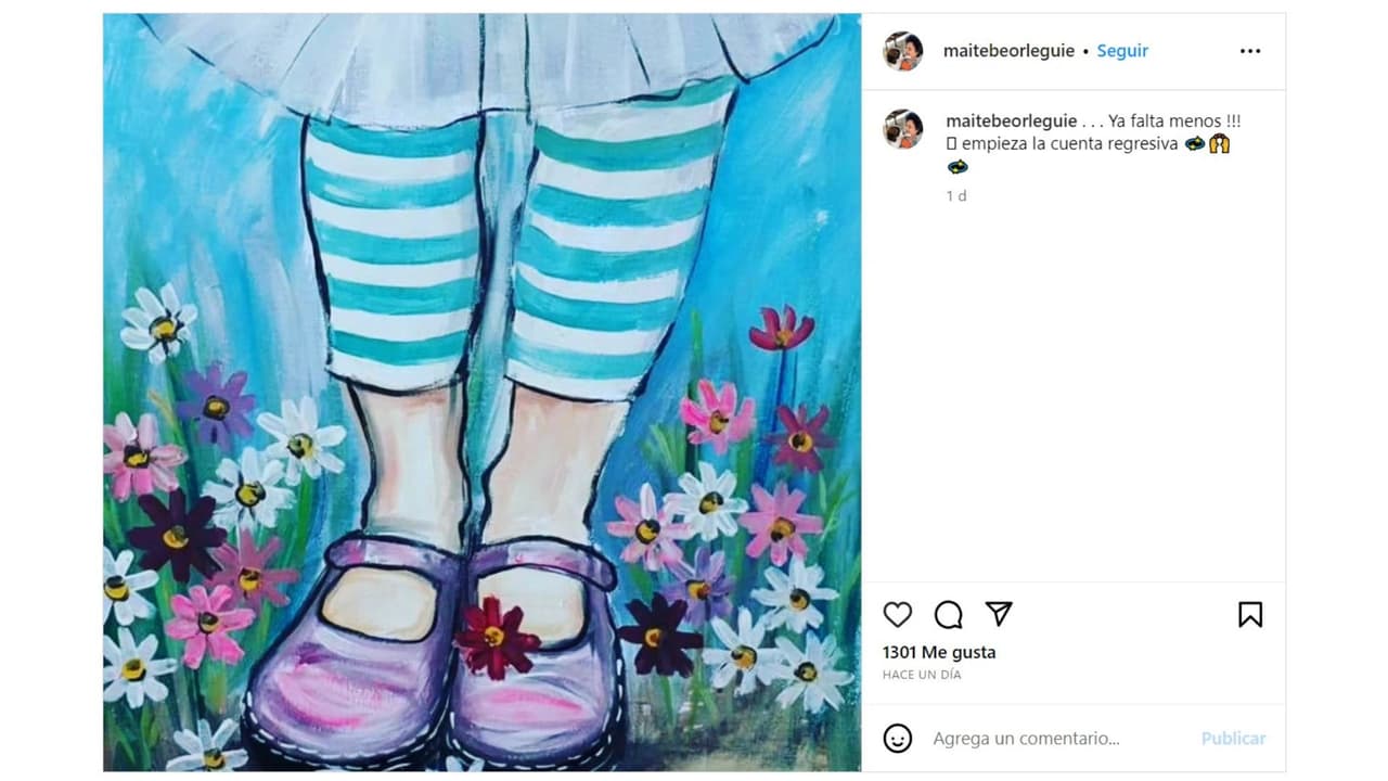 Este es el 'post' que realizó la mamá de Maite Perroni y que levantó sospechas.