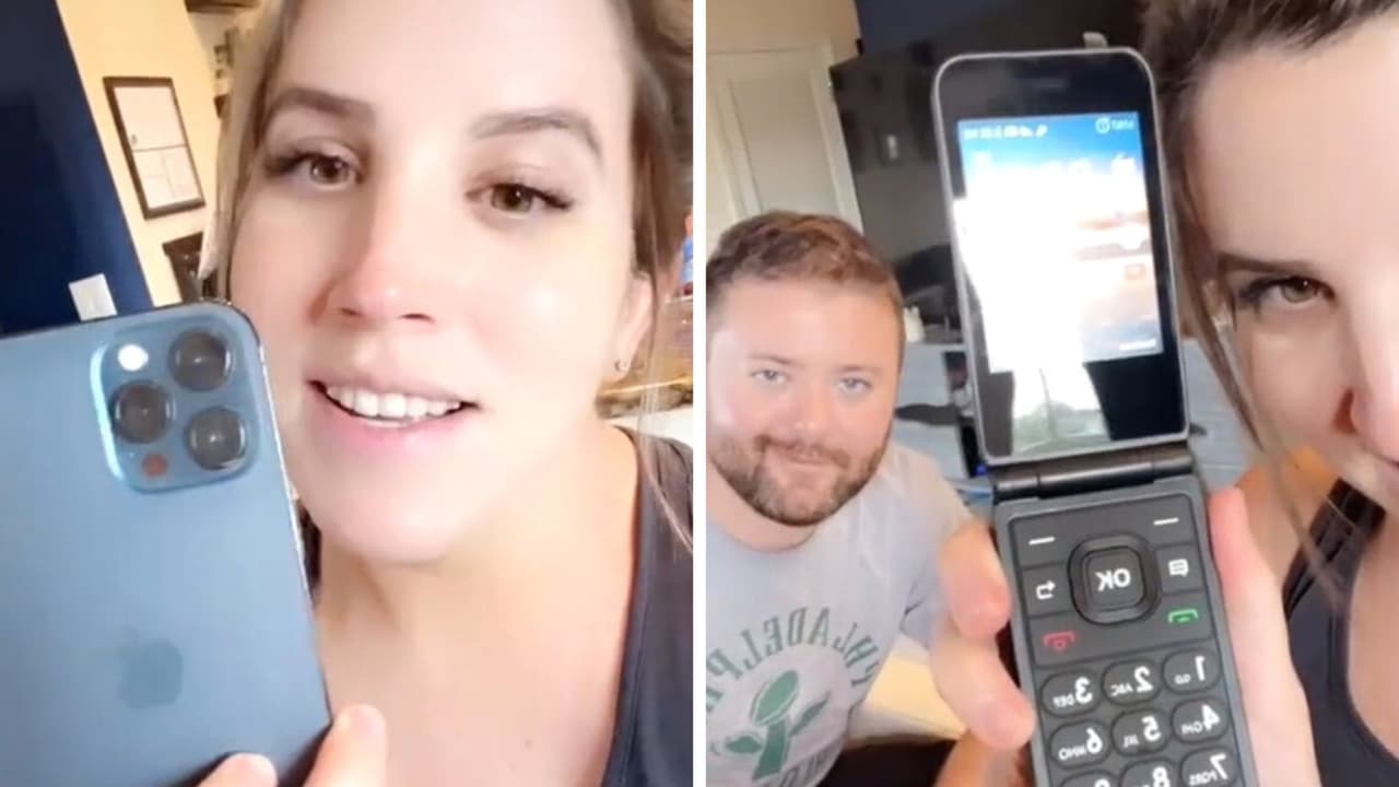 Padres dan lección a su hijo adolescente y le cambian su iPhone por un celular viejo: así reaccionó