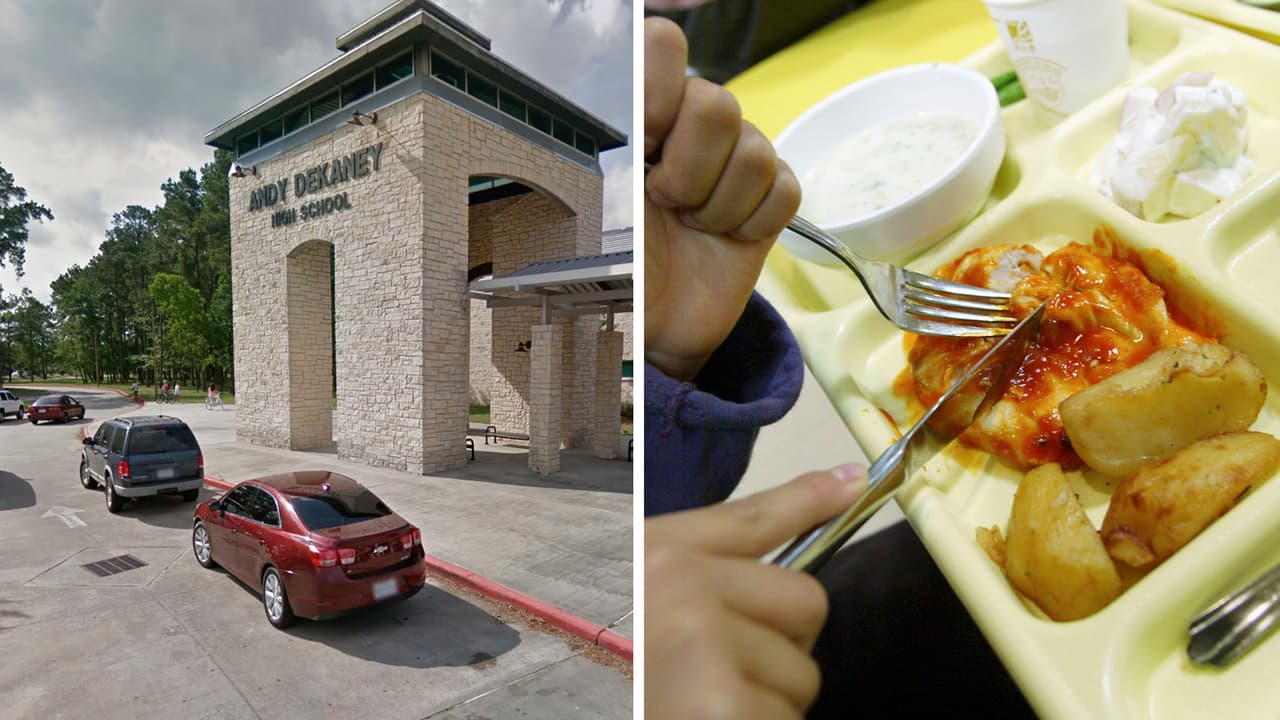 Enferman dos estudiantes de una escuela de Spring ISD durante la comida y tienen que ser hospitalizados