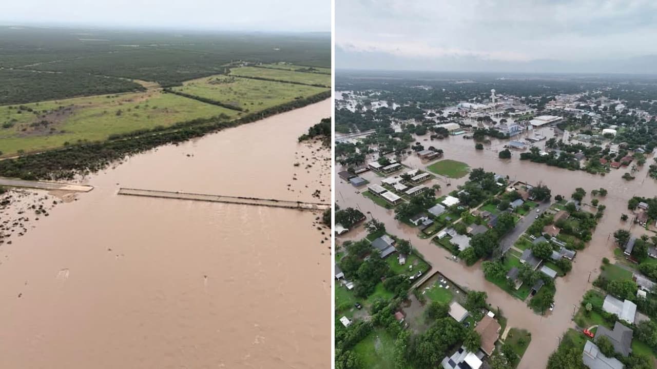 “Nunca pensé que esto fuera a pasar”: familia logra evacuar su casa antes de que fuera inundada en Uvalde