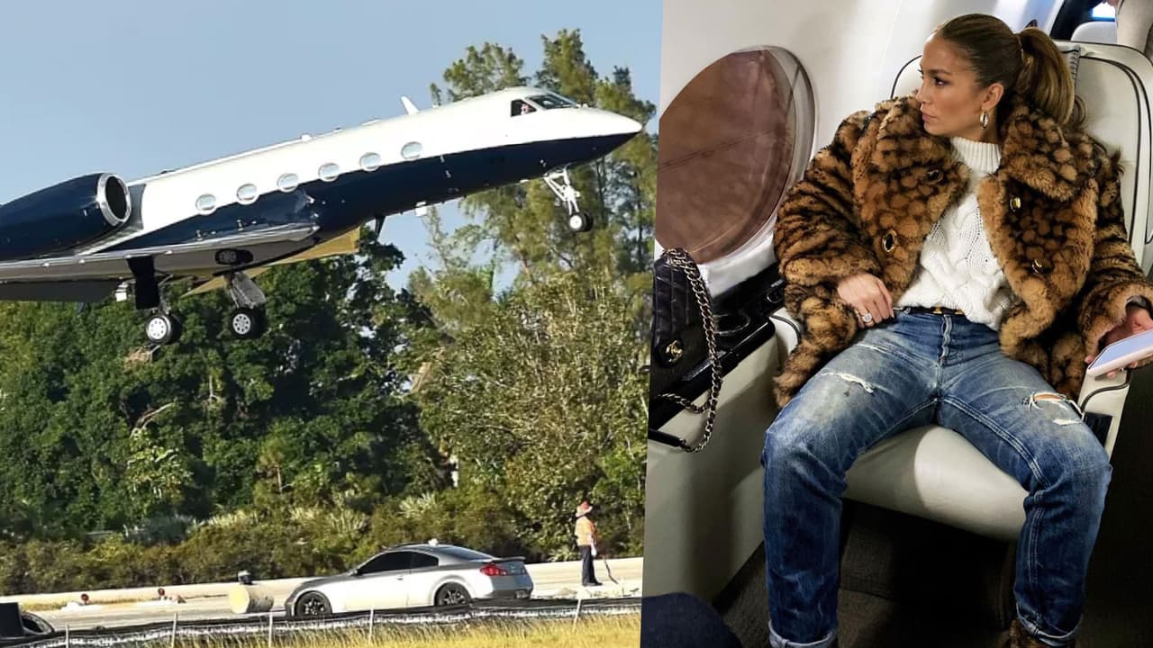 <h3 class="cms-H3-H3">Jennifer López </h3>
<br>
<br>El Bombardier Challenger 850, es el avión de
<a href="https://www.univision.com/musica/cantantes-en-pasarelas-de-moda-internacional" target="_blank">Jennifer.</a> Su aeronave es uno de más grandes y cómodos de su gama, cuenta en su interior con una habitación, dos cuartos de baño y una cocina. Este es el medio más usado por la artista para desplazarse a diferentes destinos en compañía de sus hijos y pareja.