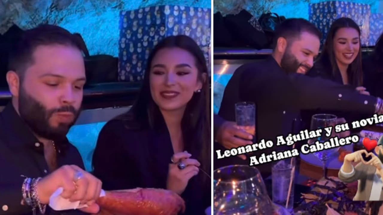 Leonardo Aguilar y Adriana Caballero.