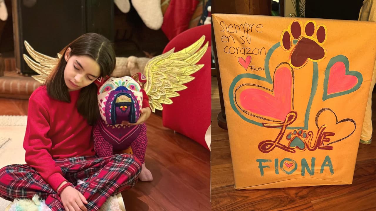 Aislinn Derbez sorprendió a su familia con regalo tras la muerte de Fiona
