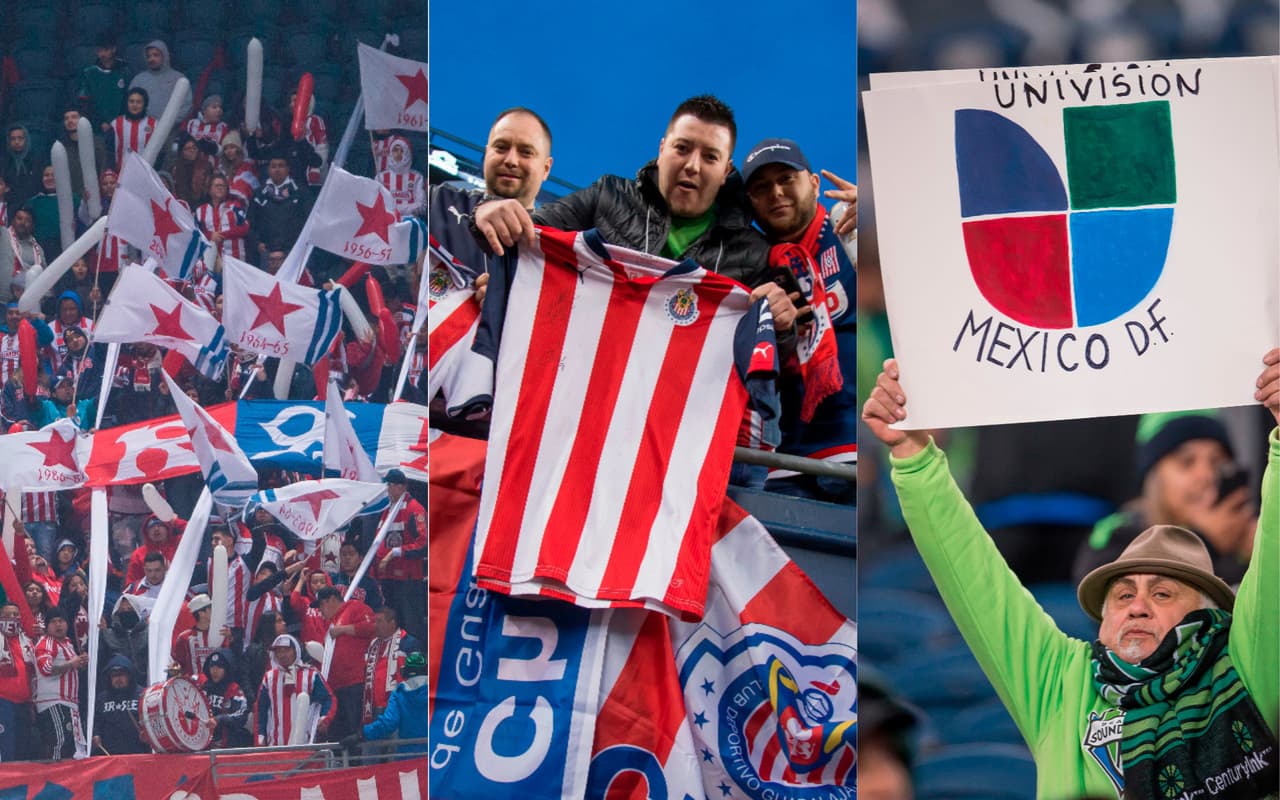 El CenturyLink Field del Seattle Sounders tuvo una invasión de aficionados de Chivas de Guadalajara que se hicieron notar en el campo de su rival en los cuartos de final en Concacaf.