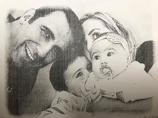 El 22 de abril de 2013 se casó con el
<b>empresario Santiago Aguirre</b> en un jardín de Acapulco, Guerrero. Fue así como comenzaron a formar su familia.