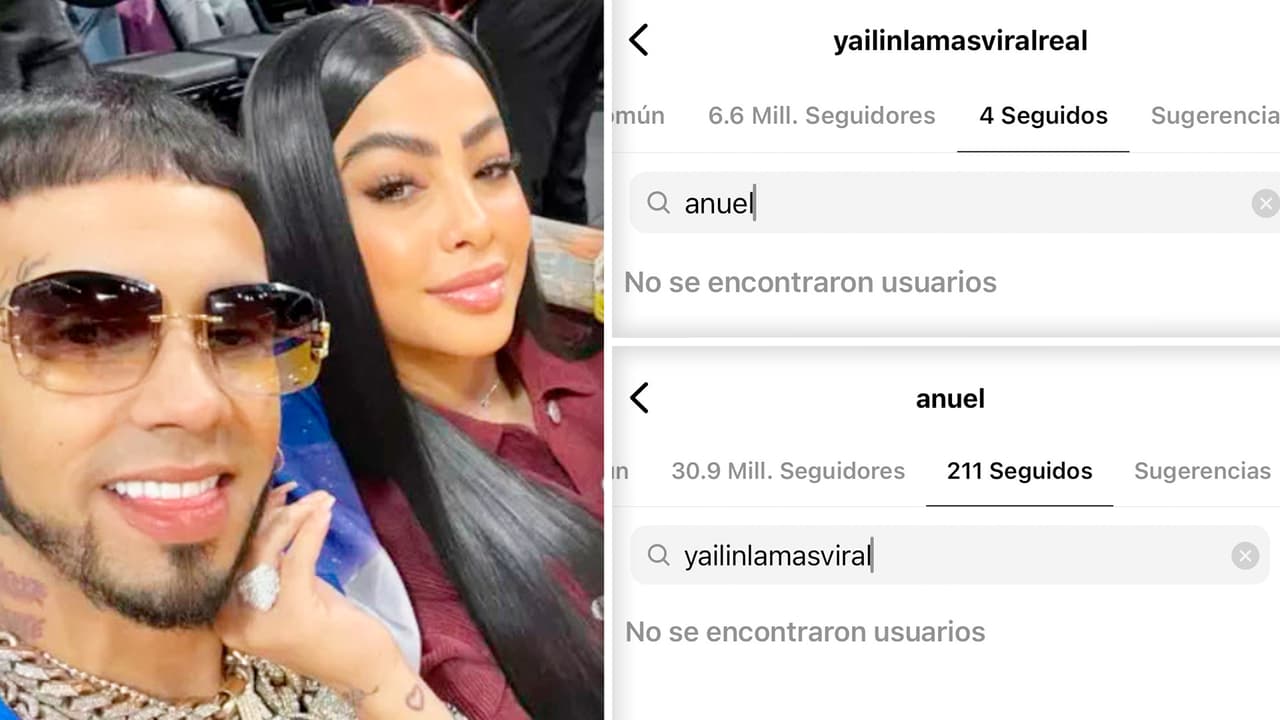 Anuel AA y Yailin La Más Viral ya no se siguen en Instagram, según se corroboró este domingo 12 de febrero.