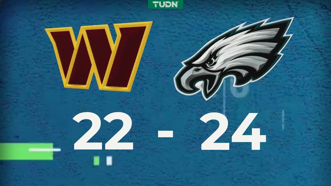Philadelphia Eagles gana en su presentación en casa a los Washington Commanders
