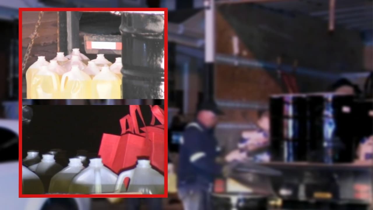 Inusual hallazgo: 150 galones de gasolina encontrados en una propiedad abandonada