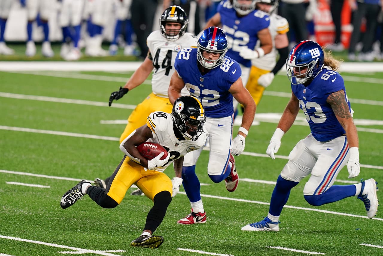 Los Steelers consiguen vencer en calidad de visitantes a los New York Giants.