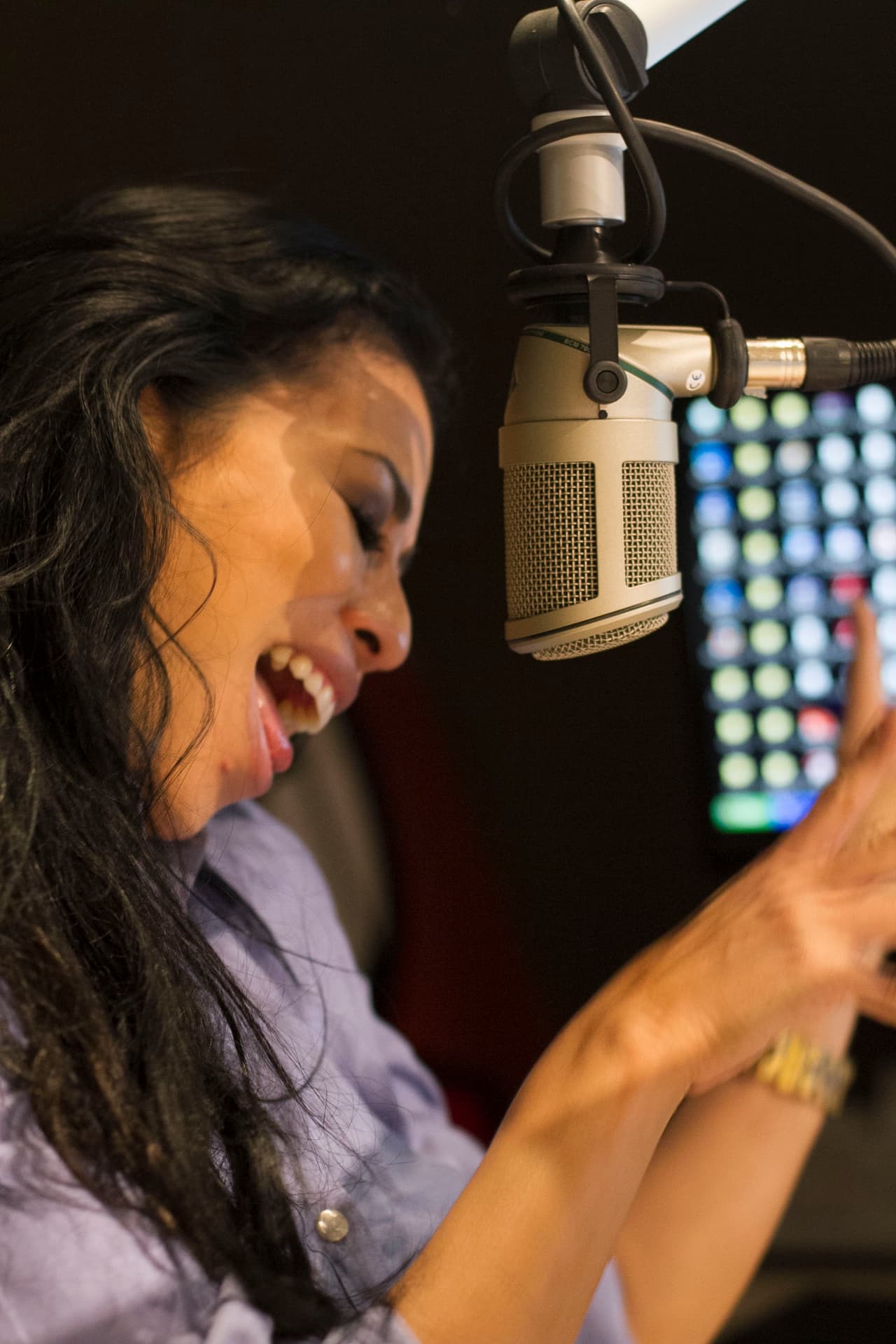 David Ríos captó lo que pasa detrás de bambalinas en Univision Austin.