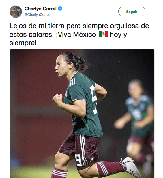 Charlyn Corral envió su mensaje lleno de orgullo y nostalgia.