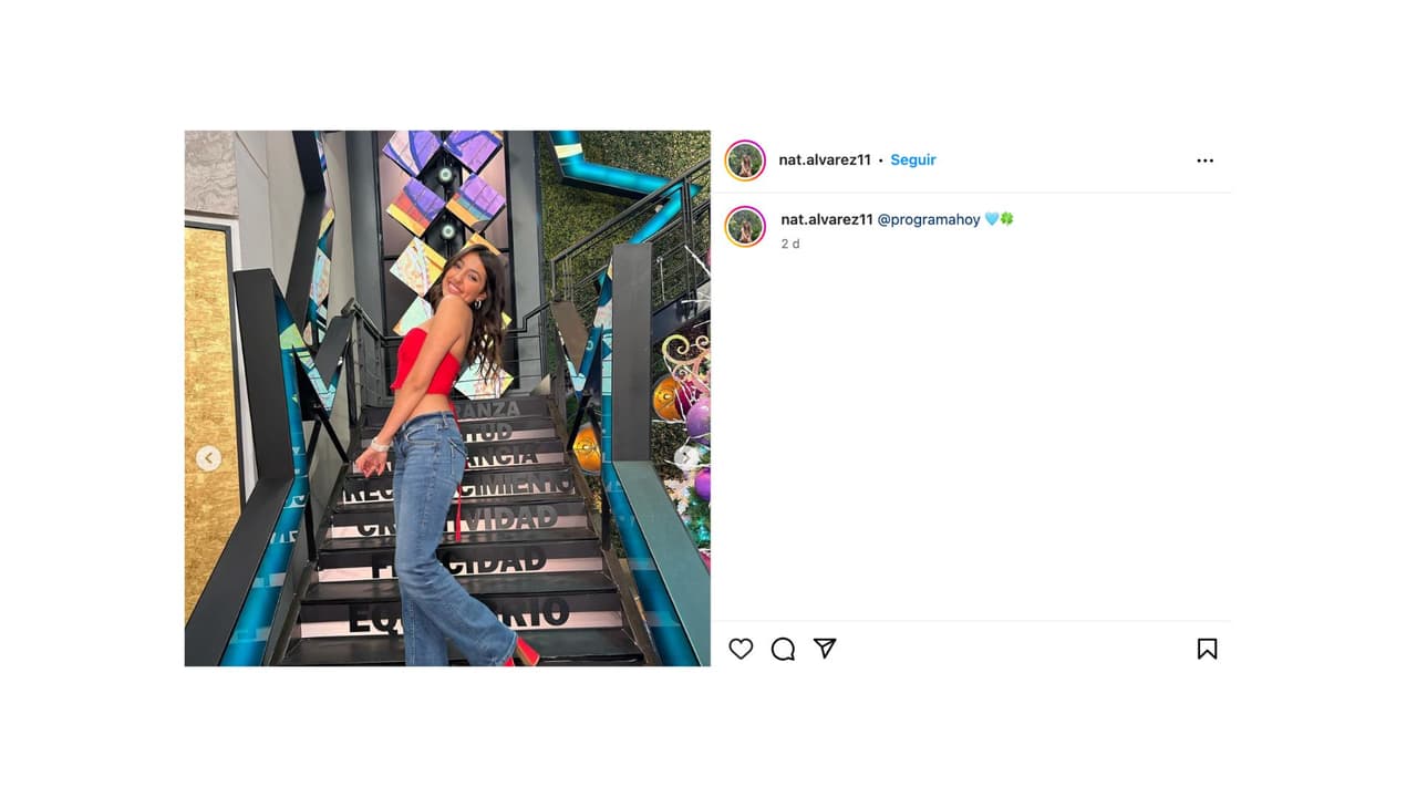 Nat Álvarez tiene 16 años y 'Golpe de Suerte' será su primera telenovela.