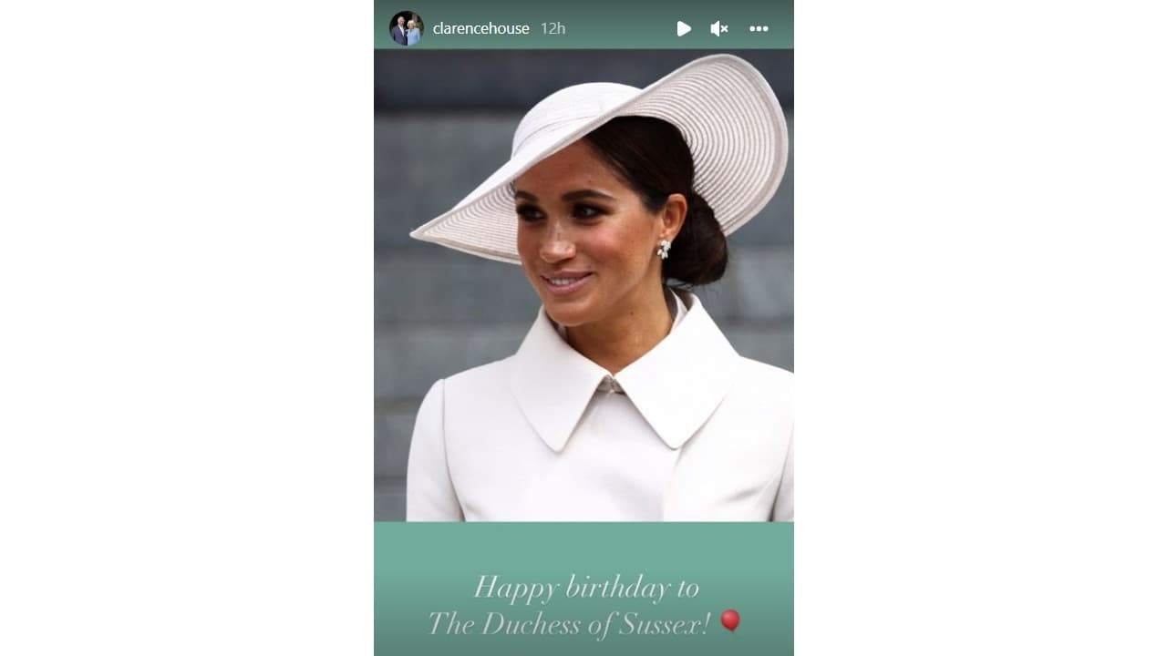 El príncipe Carlos y su esposa Camilla de Cornualles felcitaron a Meghan Markle.