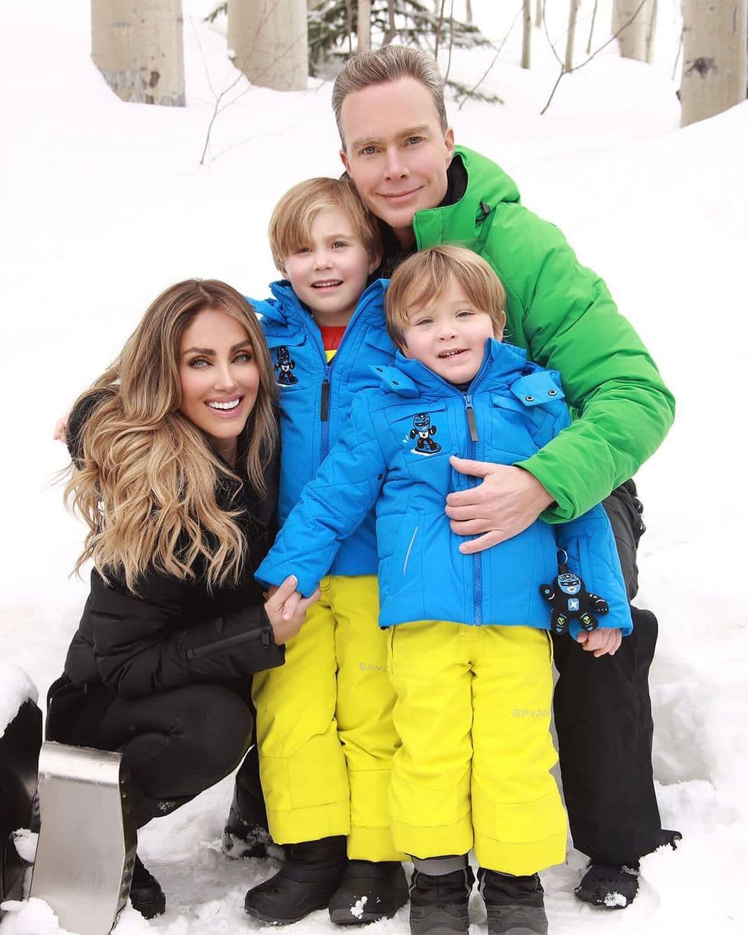 Anahí y su familia.