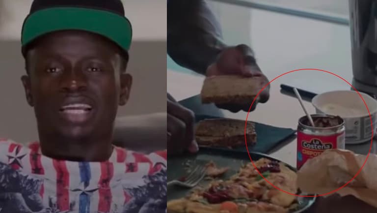 Sadio Mané come chipotles mexicanos en su documental