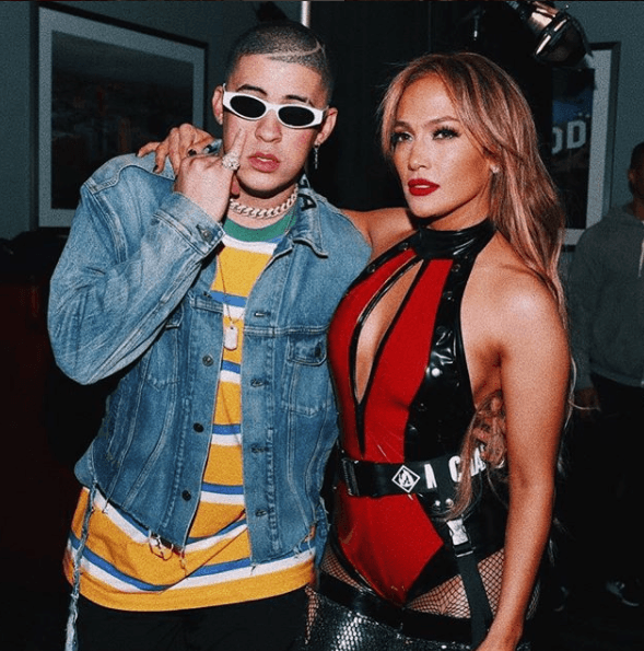 Junto a Jennifer López.