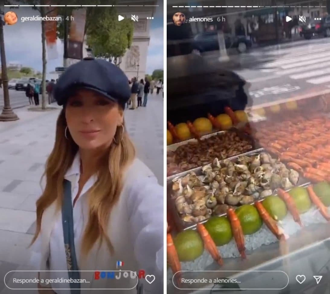 Los actores tampoco perdieron la oportunidad de presumir videos del paseo que dieron por las calles de París, incluyendo la Avenida de los Campos Elíseos.
<br>