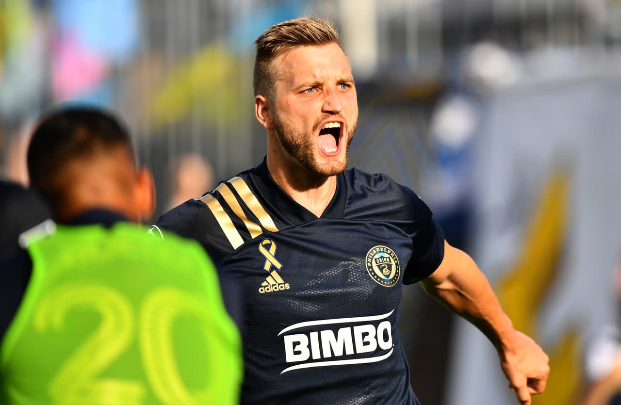 En el Subaru Park, Kacper Przybylko marcó el único tanto de la victoria de Philadelphia Union sobre Atlanta United.
<br>