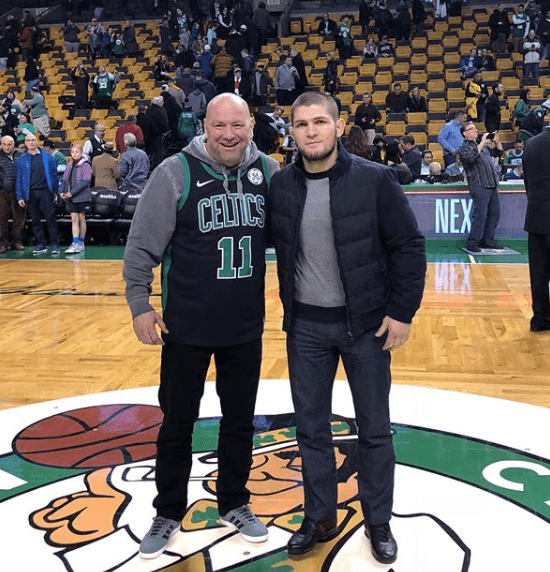 <b>Dana White,</b> presidente de la UFC, ha compartido en varios espacios con el luchador ruso fuera de los octágonos.