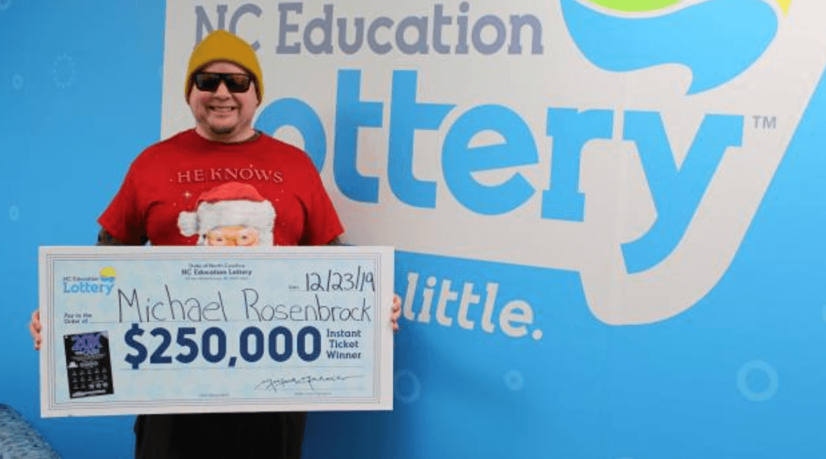 Es el feliz ganador de 250,000 dólares