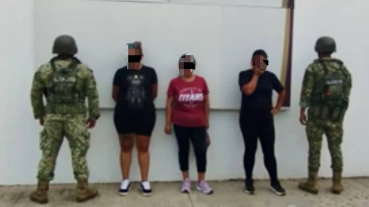 Detienen a tres mujeres con armas y municiones en Culiacán: Son familiares de guardias nacionales
