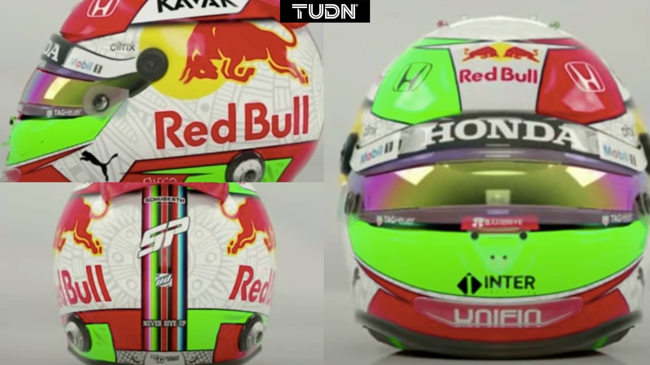 Casco Sergio Pérez para el GP México