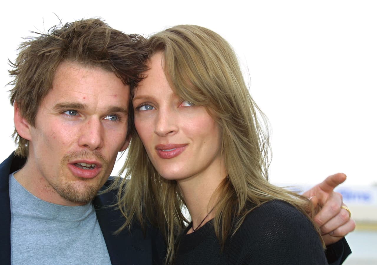 En 1996 Ethan Hawke y Uma Thurman se conocieron en el set de , y en mayo de 1998 esta pareja se casó.