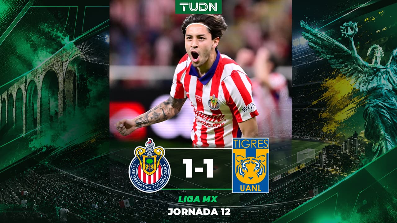Jordan Carrillo salva a Chivas de la derrota en casa ante Tigres