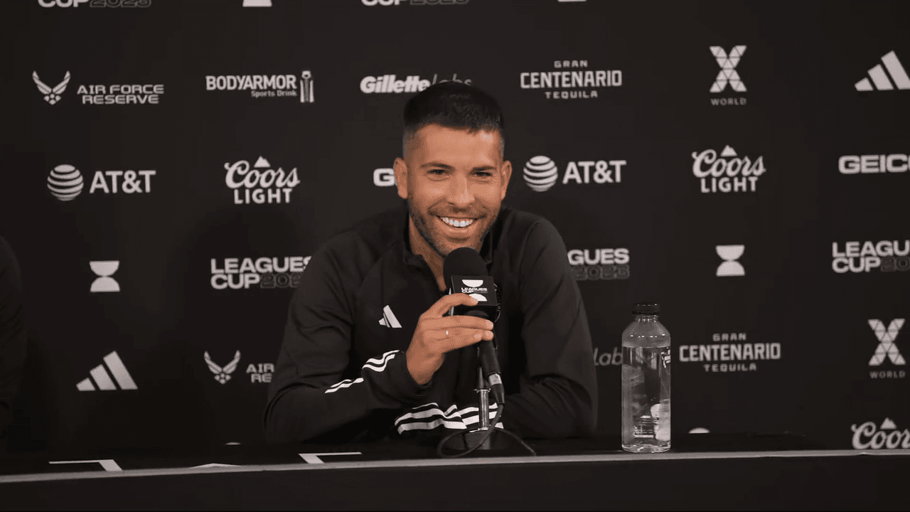 Jordi Alba y su reto con Inter Miami: "Ganar todo lo que juguemos"