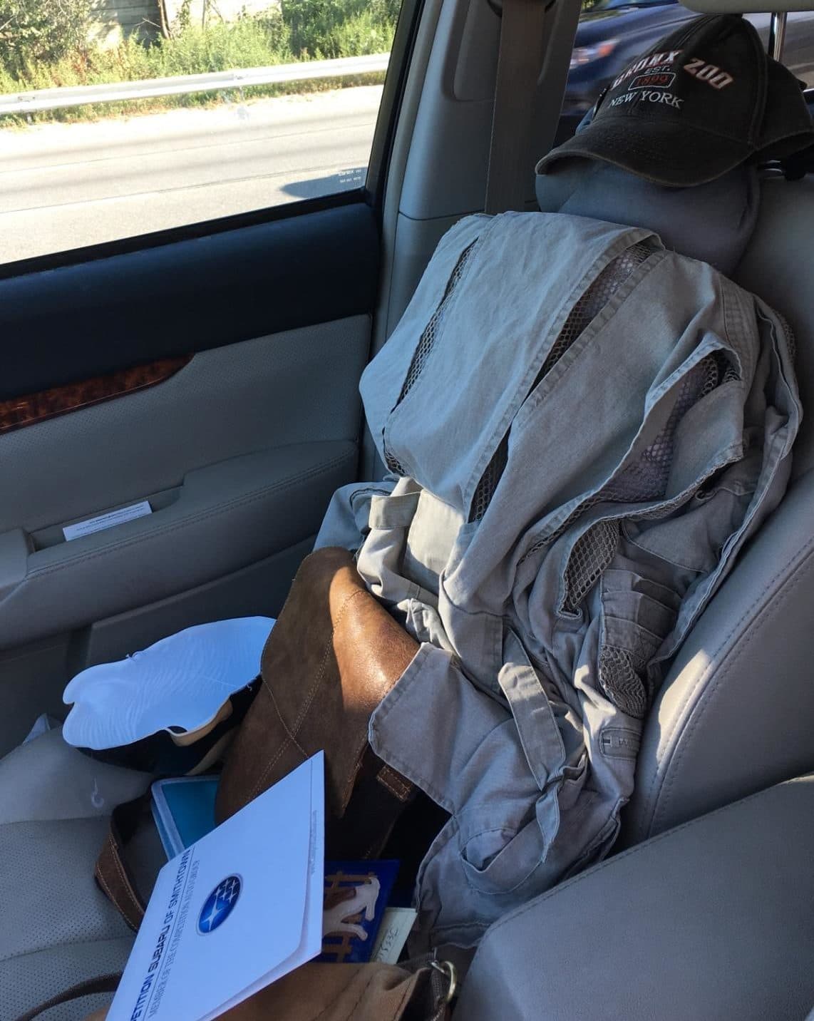 Este conductor de Suffolk se lleva el premio por menos esfuerzo puesto por crear un pasajero falso.