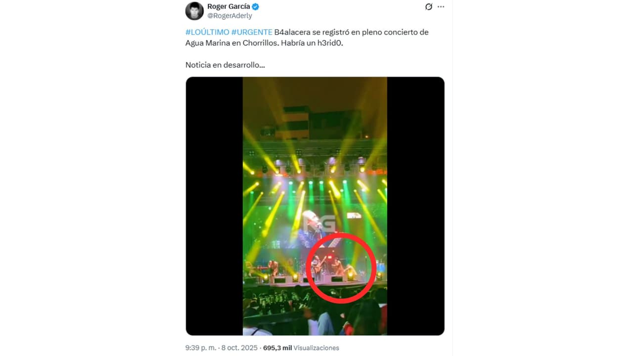 Así quedó registrado el ataque