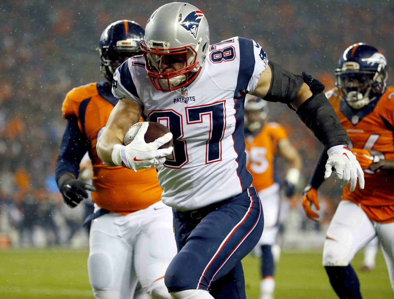 Rob Gronkowski no entrenó y está en duda para el partido contra Houston