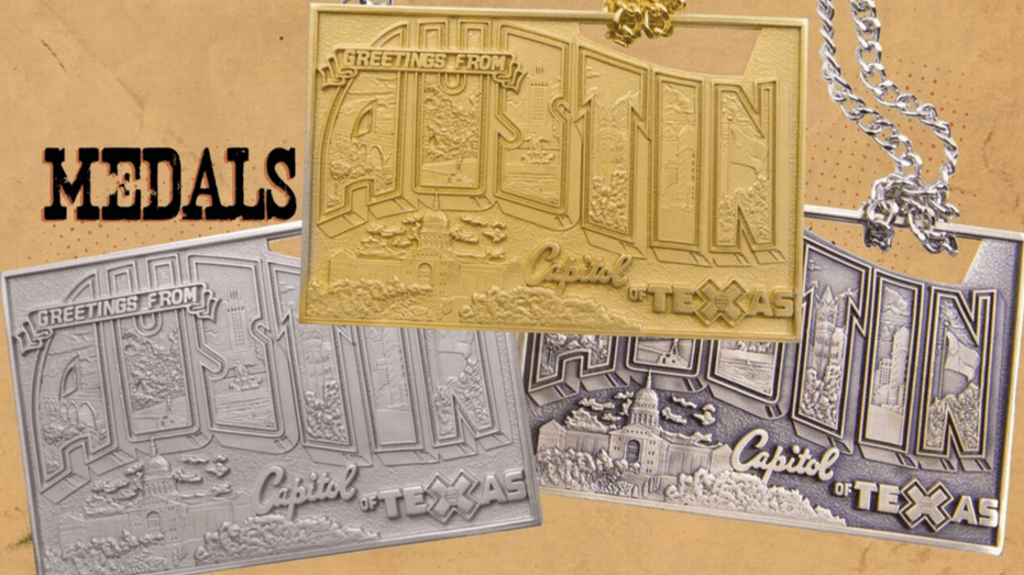 Los ganadores se harán acreedores a una medalla como esta.