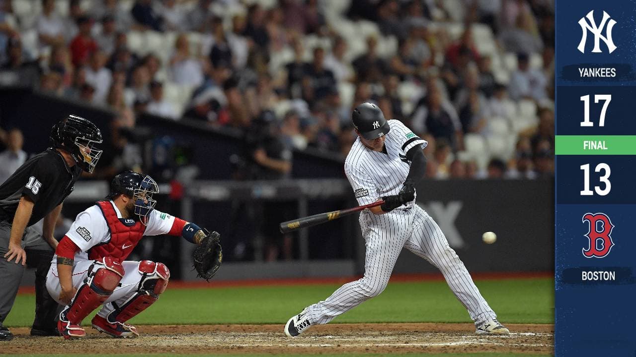 Festival de anotaciones: Yankees y Red Sox hicieron historia en Europa con electrizante encuentro