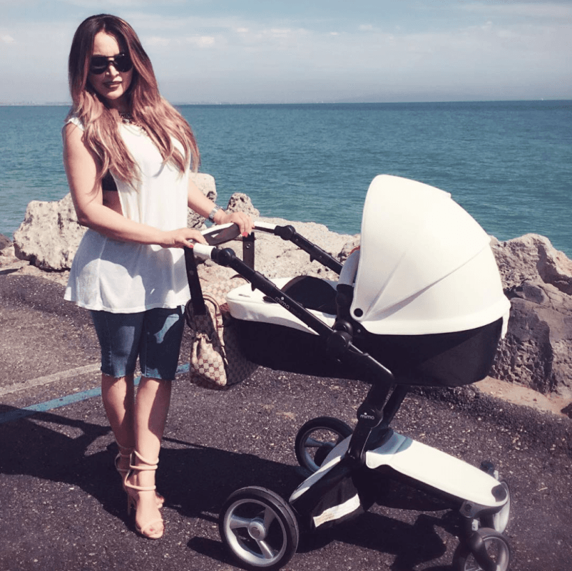 La locutora disfruta cada momento y los captura en fotos para el recuerdo.