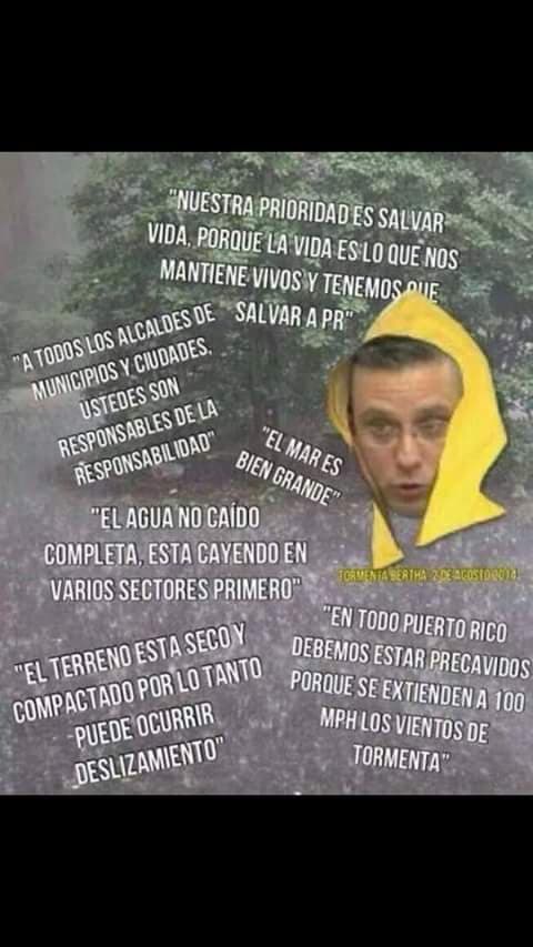 El paso de la tormenta tropical por la Isla ha desatado la ingenuidad de los boricuas.