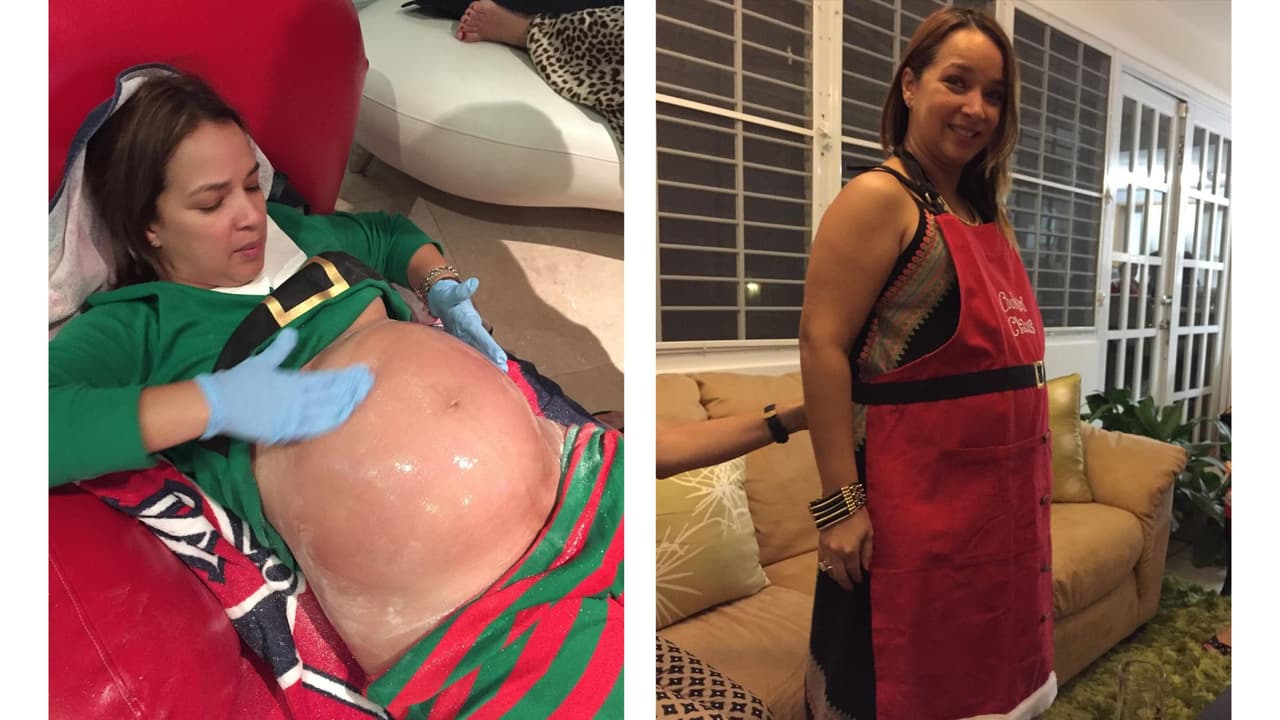 Adamari López recordó cuando estaba embarazada de Alaïa.