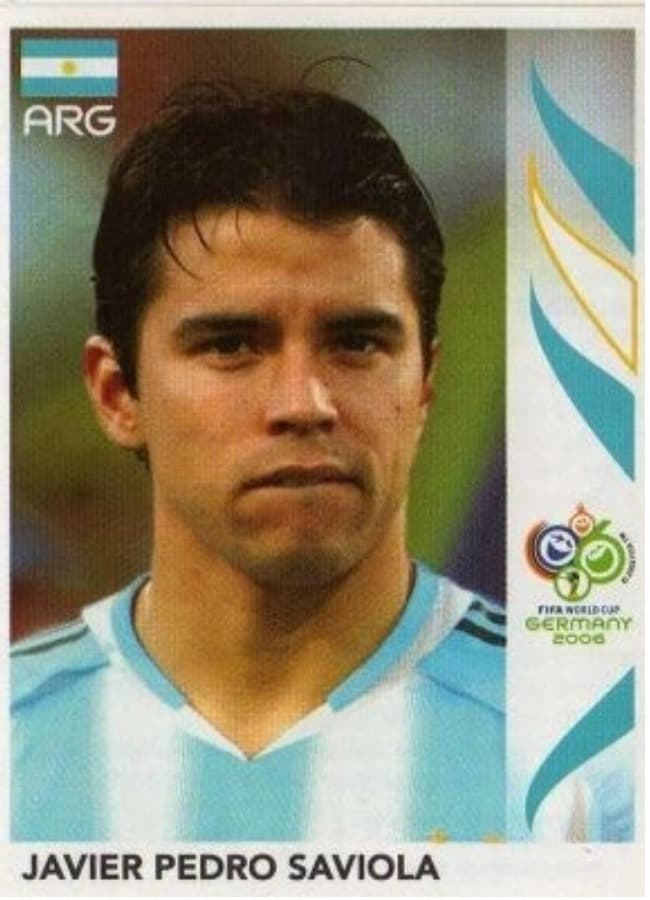 Javier Saviola llegó con Argentina al álbum de Alemania 2006, pero se quedó por fuera de la convocatoria de José Pékerman.